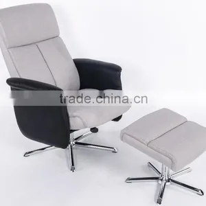 Hot Selling Extensible Fabric Recliner Chair With Ottoman NV-2771 thumbnail-3