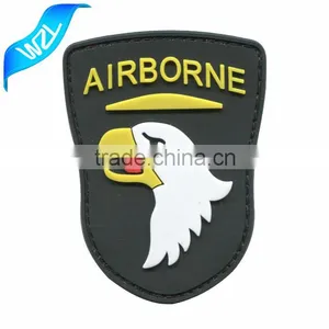 Customized Pvc Rubber Logo Brand Patch, Machine Made Rubber Badge Silicone Patch Quality Choice thumbnail-1