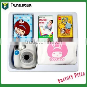 Beautiful Gift Package Fujifilm Instax Mini 7s Instant Film Blue Color Camera thumbnail-1