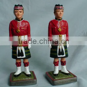 2014 New Metal Knight Soldier Figurines, Painted Warrior thumbnail-1