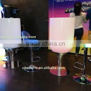 Commercial Hotel Bar Led Light Up Cocktail Coffee Table With Acrylic Material thumbnail-3