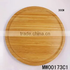 Round Shaped Bamboo Cutting Board thumbnail-1