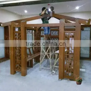 Decorative Outdoor Aluminum Frame Antique Metal Frame Gazebo thumbnail-4