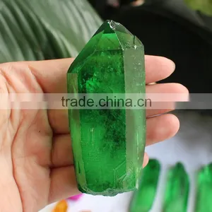 Natural Raw Angel Aura Quartz Crystal Point thumbnail-5