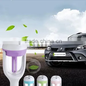 50ml Aroma 180 Degree Rotation Mini Car Humidifier Ultrasonic Car Air Purifier thumbnail-3