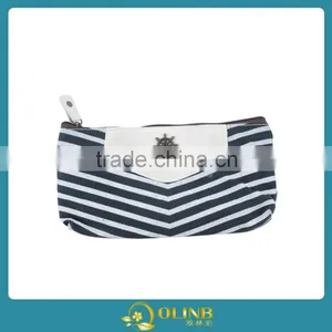 Navy Style Canvas Pencil Case Cosmetic Bag thumbnail-3