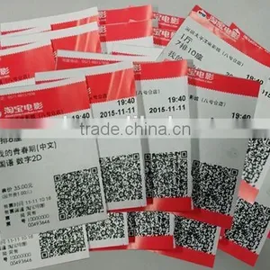 Premium Thermal Paper Cinema Movie Tickets Printing thumbnail-4