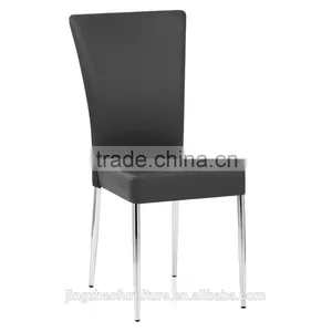 Modern Black Dining Chair thumbnail-1