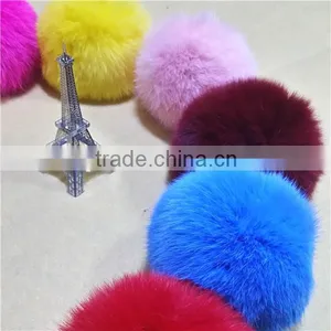 Natural Beautiful Rabbit Fur Ball for Toys thumbnail-6