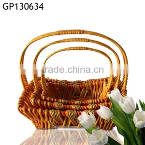 Business Gift Use and Basket Product Type Wicker Flower Basket thumbnail-3