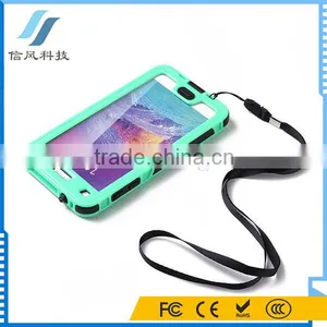 Waterproof Case Note 4 for Smartphones With Button Green thumbnail-4