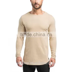 Wholesale Gym Dry Fit Men's Longsleeve Fitness Sports Seamless t Shirt thumbnail-2