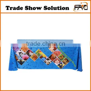 Fitted Exhibition Stretch Printed Custom Table Cloth thumbnail-1