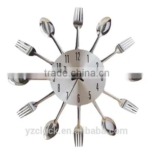 Stainless Iron Kitchen Clock 2016 thumbnail-1