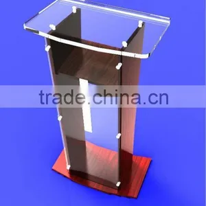 Top Grade Custom Acrylic Church Pulpit, Plexiglass Podium for Sale thumbnail-2