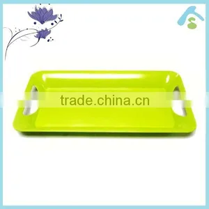 100% Melamine Tray With Handle Made in China ;wholesale Melamine Tray thumbnail-1