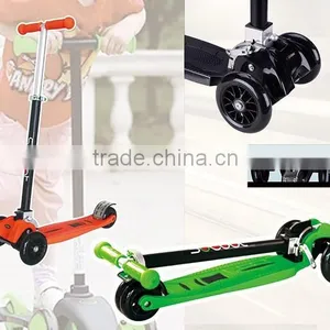 ISCOOTER Four Wheel Foldable Handbar Adjustable Height Kids China Scooter thumbnail-4
