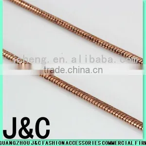 2012 New Fashioned Raw Copper Round Snake Chain thumbnail-1