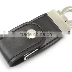 Hot Sale New Design Luxury Usb Flash Drive, Embossed Logo Leather Usb 1GB to 64GB thumbnail-2