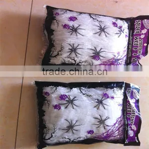 Large Spider Cotton Web Halloween Hanging Decor Spider Web thumbnail-4