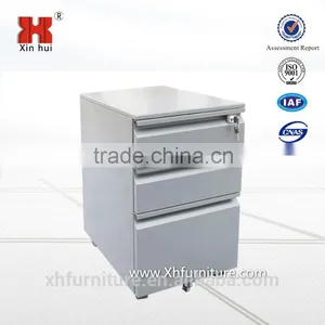 Black 3 Drawer Move Metal Cabinet thumbnail-5