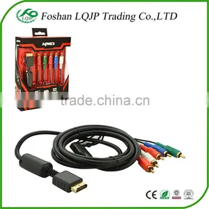 New Gold Plated HD Component AV Cable for Sony PS2 or for PS3 Retail Pack Component AV Cable thumbnail-1