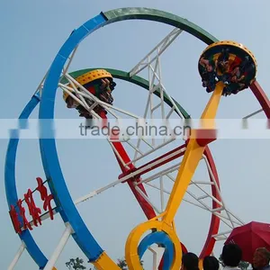 Amusement Ferris Ring Car Rides / Thrill Rides / Amusement Park Equipment thumbnail-3