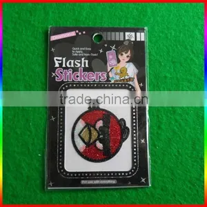 Glitter Sticker on the Pencil Colorful Dazzling thumbnail-2