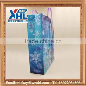 Snow and Ice Colors Plastic Packaging Bag With Plastic Handle thumbnail-2