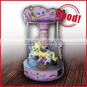 Coin Pusher Game Machine 3 Seat Carousel Amusement Park Ride thumbnail-1