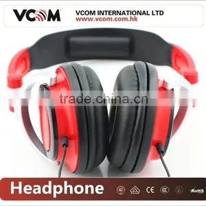 VCOM 2015 Foldable Stereo Headphone for DJ From China Factory thumbnail-3