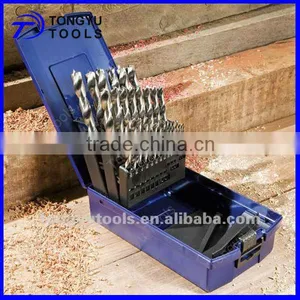 21 Pcs Standard HSS Brad Point Drill Bits Set thumbnail-1