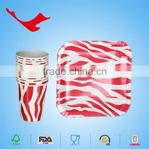 Disposable Food and Beverages Grade Paper Cup With Striped Style thumbnail-6