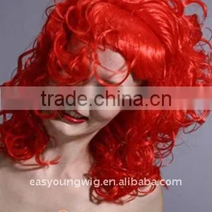 Custom Made Cospaly Wigs, Cheap Synthetic Red Hair Color Witch Halloween Wigs thumbnail-2