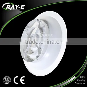 Aluminum Supply Ceiling Round Outlet Air Conditioning Circular Diffuser thumbnail-3