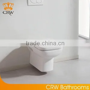 CRW HB3547 Small Ceramic Wall-Hung Toilet thumbnail-1