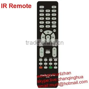 ZF Black 43 Keys IRD-1011 DVD IR Program Remote Control thumbnail-1