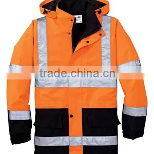 OEM Men's ANSI Class 3 Waterproof Parka Jacket 10000mm thumbnail-1