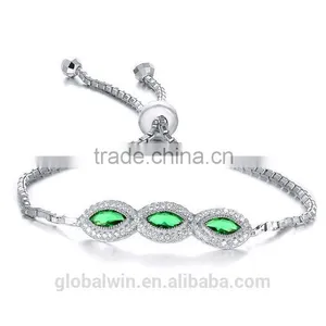 Jewerly Silver 925 Gemstone Charm Bracelets thumbnail-6
