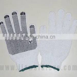 PVC DOTS COTTON GLOVES thumbnail-1
