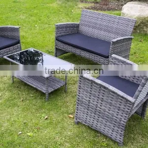 Wholesale New Style Cheap PE Rattan Garden Furniture Sofa Set thumbnail-1