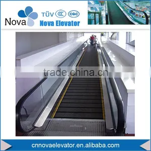 Classic Design Automatic Moving Walk With Stainless Steel Pallet & Yellow Border thumbnail-1
