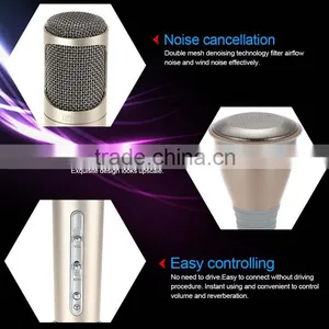Mini Mobile Phone Karaoke Microphone for Android tv thumbnail-6