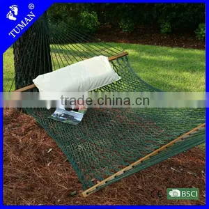 Good Sale Adult Camping Outdoor Green Hammock thumbnail-1