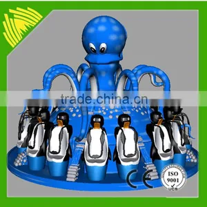 Ocean Theme Park Amusement Equipment Octopus Gyroscope thumbnail-1