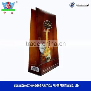Instant Milk Tea Block Bottom Pouch/coffee or Tea Powder Sachets With Flat Bottom Pouch thumbnail-3