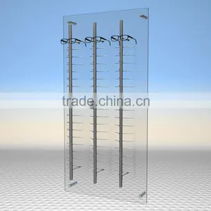 Wall Mounted Sunglasses Display;eyewear Display Rack;eyeglasses Display Shelf thumbnail-1