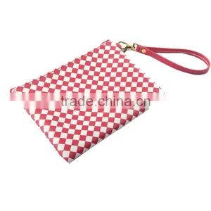 New Women Lady Cute Leather Cosmetic Coin Cellphone Makeup Pouch Bag Custom Pu Printing Wallet thumbnail-6