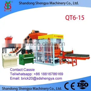 Shengya QT6-15B Automatically Used Brick Making Machine for Sale thumbnail-1