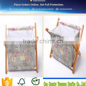 Fashion Colorful Print Wood Magazine Racks Foldable thumbnail-1